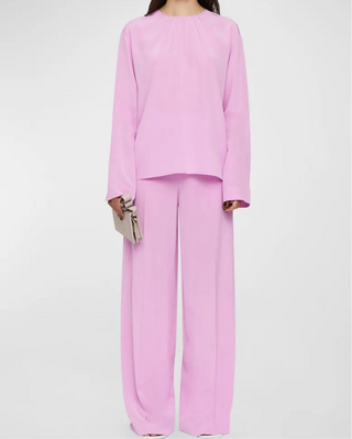 Joseph Silk Crepe de Soie Braidwood Blouse