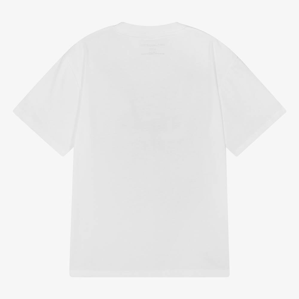 Stella McCartney Kids - Teen Boys White Cotton Surf Print T-Shirt