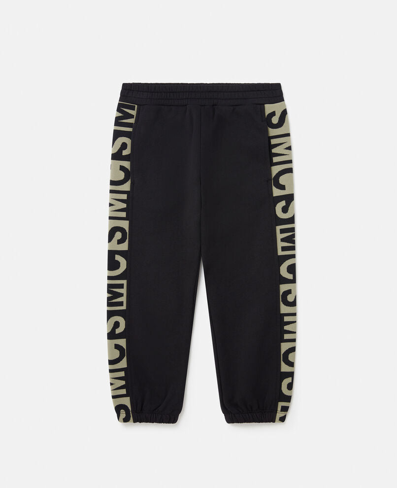 Stella Mccartney Black Logo Graphic Joggers main image 0