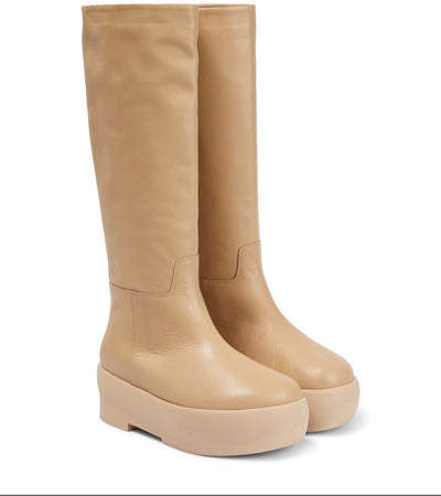 GIABORGHINI  chunky leather boots