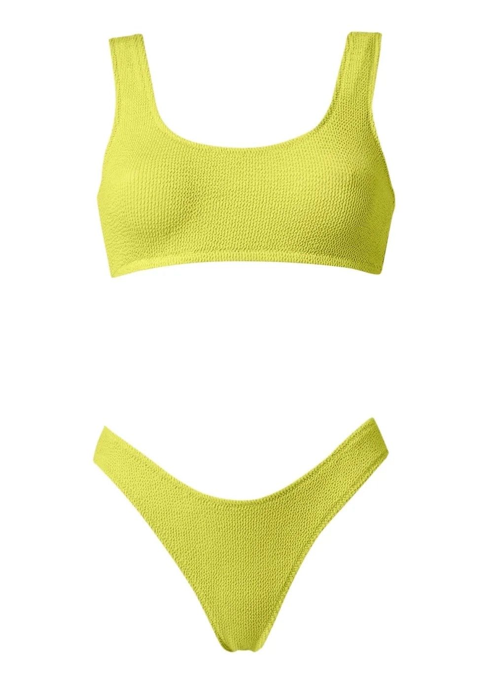 Stefania Frangista - Celine bikini in Lime green