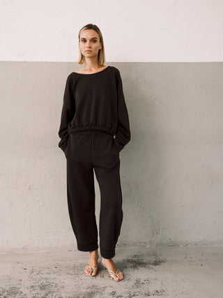 8PM - Nagoya Felpa Sweatshirt in Brown