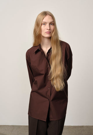 Herskind - Inga Shirt in Coffee Brown