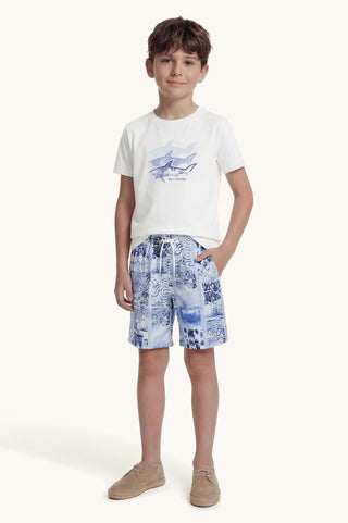 Paul and Shark - T-Shirt With Shark Motif