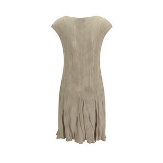 Gongdid Design - Wavy Miny Dress in Beige