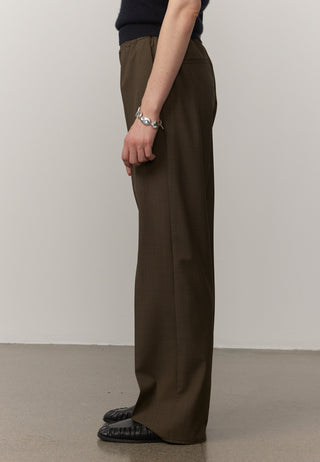 Herskind - Pinky mid waist pants in Khaki