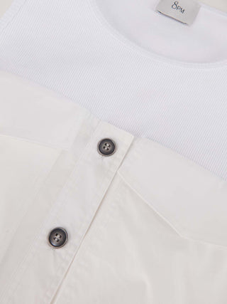 8PM - Adelaide Top Optical White