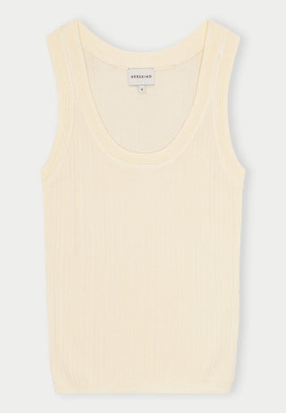 Herskind - Morris Knit Top in Off White