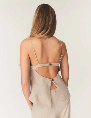 The.garment - PISANO TOP BEIGE MELANGE
