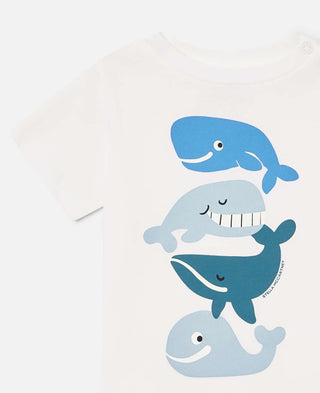Stella McCartney Kids - Whale Graphic Short Sleeve T-Shirt