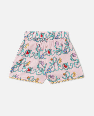 Stella McCartney Kids - Stella Vine Print Shorts