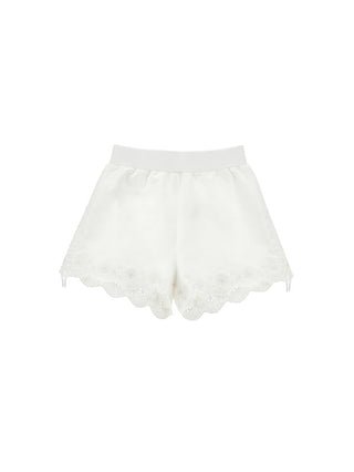 Monnalisa - Embroidered Shorts