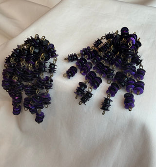 Purple 1960’s Earrings
