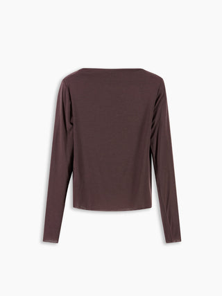 8PM - Cypre T-Shirt in Dark Chocolate brown