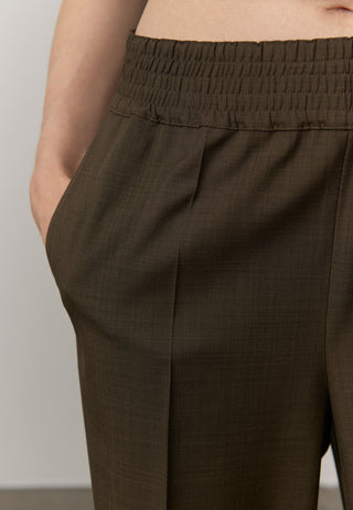 Herskind - Pinky mid waist pants in Khaki