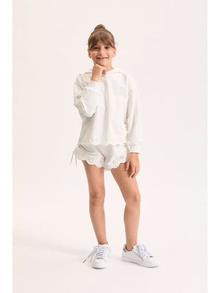 Monnalisa - Embroidered Shorts