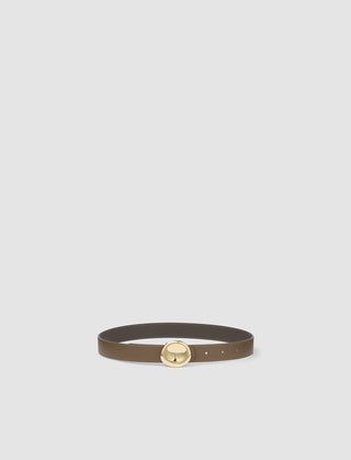 Joseph - Maeva Reversible Leather Belt Taupe/ Mativa