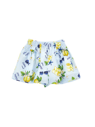 Monnalisa - Lemon Print Shorts