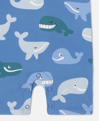 Stella McCartney Kids - Whale Print Shortie Swimsuit