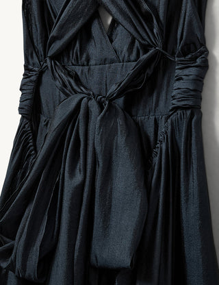 The.Garment - Gilian Halter Gown in Navy Blue