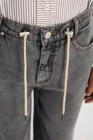 Munthe - Obey Pants in Grey
