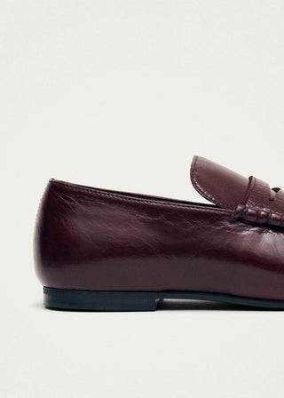 Alohas - Aven Rift Burgundy Leather Loafers