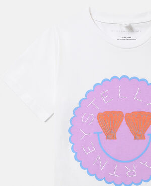 Stella McCartney Kids - Seashell Logo Disc T-Shirt