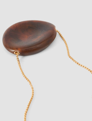 Joseph - Bean Pendant Resin Necklace
