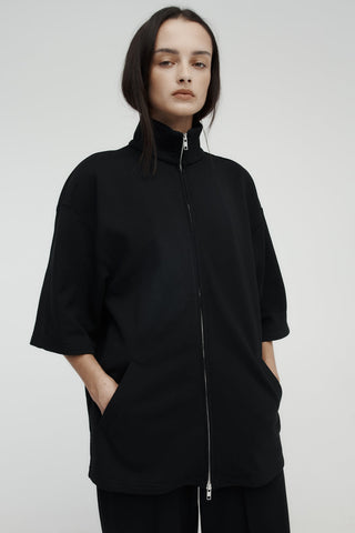 Rebe - Cotton Zip Sweater