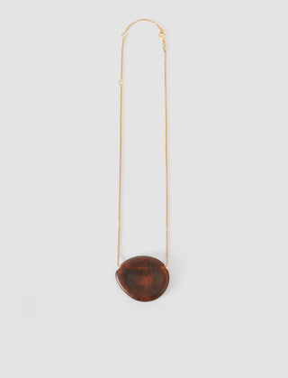 Joseph - Bean Pendant Resin Necklace