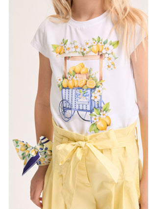 Monnalisa - Lemon Cart T-Shirt