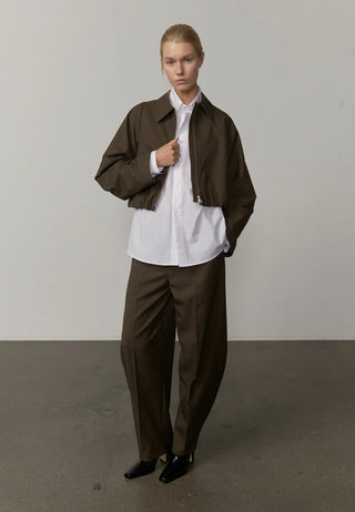 Herskind - Dante MId Waist Pants in Khaki