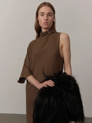 Herskind Ruben Dress in Dark Khaki