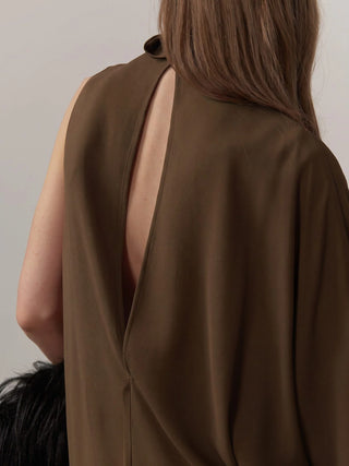 Herskind Ruben Dress in Dark Khaki