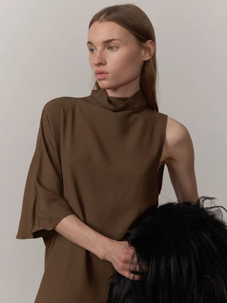 Herskind Ruben Dress in Dark Khaki