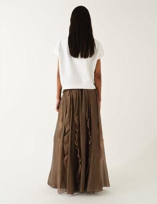 The.Garment - Gilian Statement maxi Skirt in Olive