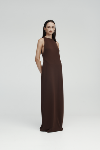 Rebe - Aveline Gown in Cinammon