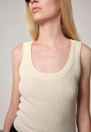 Herskind - Morris Knit Top in Off White