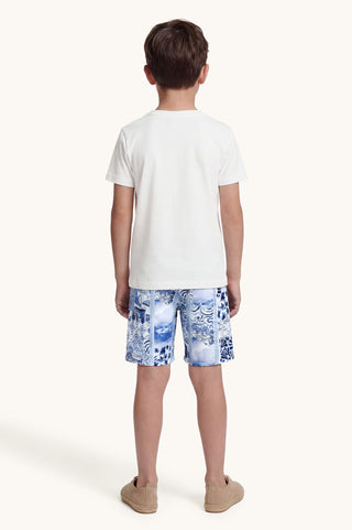 Paul and Shark - T-Shirt With Shark Motif