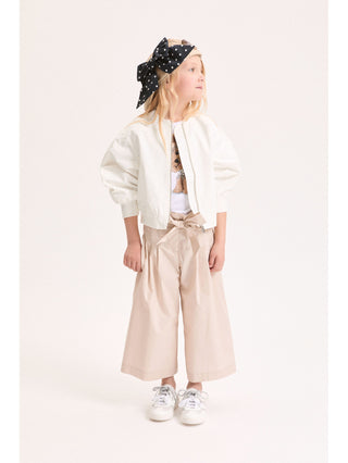 Monnalisa - Flared trousers with bow