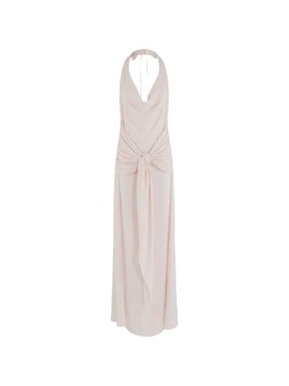Federica Tosi - Long Dress Halter Neck in Pink