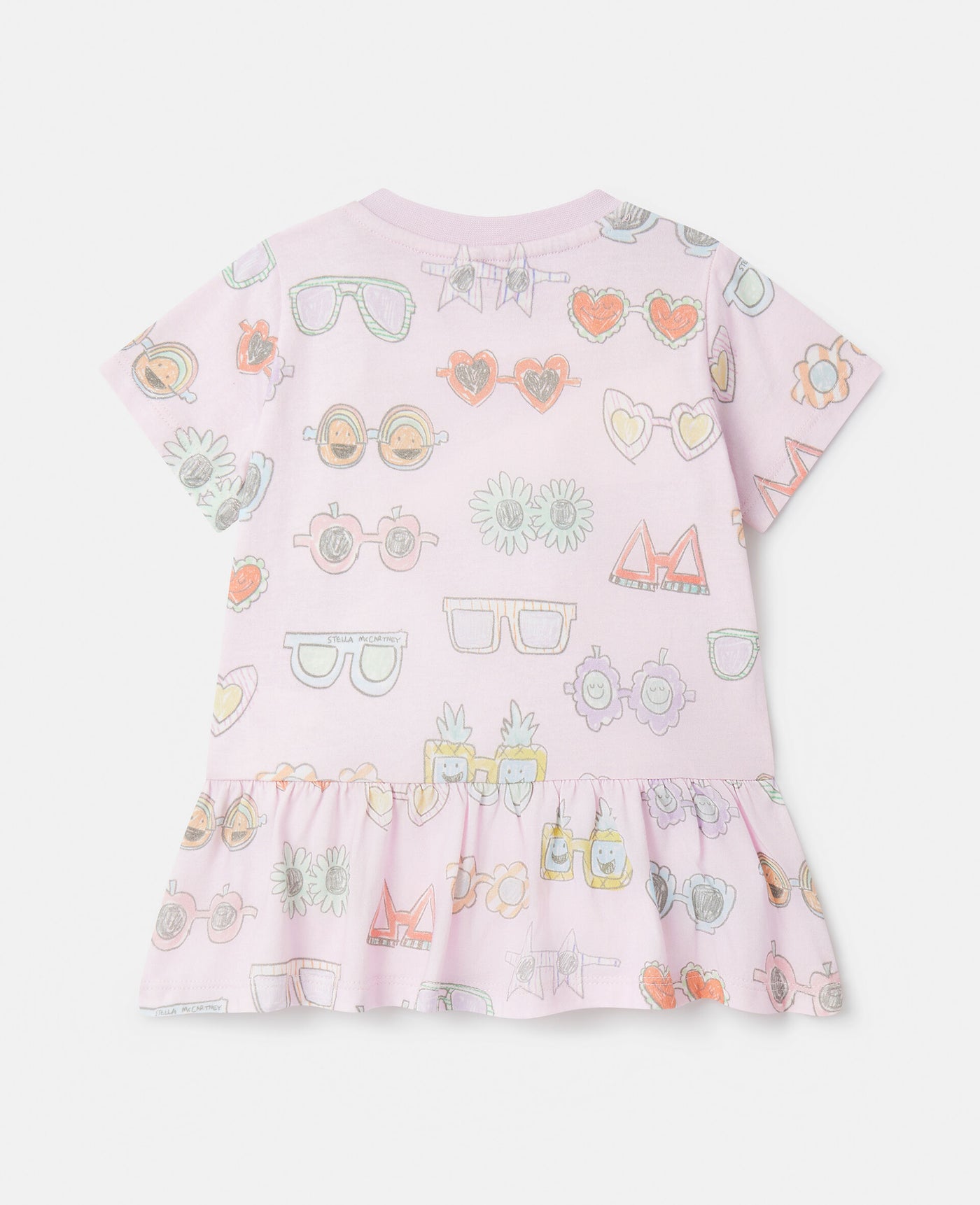 Stella McCartney Kids - Sunglasses Doodle Print Frilled Dress