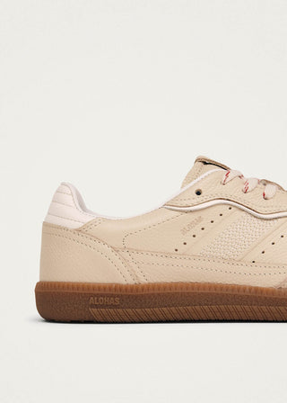 Alohas - Tb.490 Rife Grain Cream Leather Sneakers
