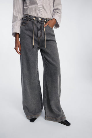 Munthe - Obey Pants in Grey