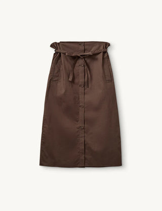The.garment - CYPRUS MAXI SKIRT CHOCOLATE