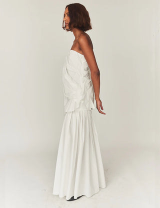 The.garment - BAZAAR DRAPE GOWN WHITE