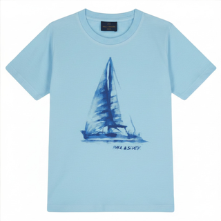 Paul and Shark - T-Shirt with Boat