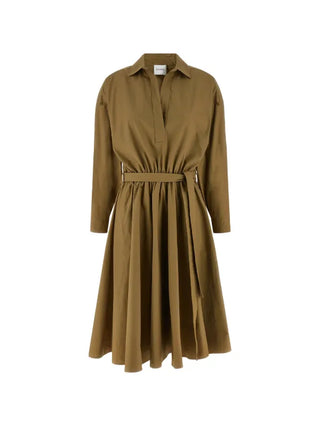 Nude - S/S Polo Neck Cotton Dress