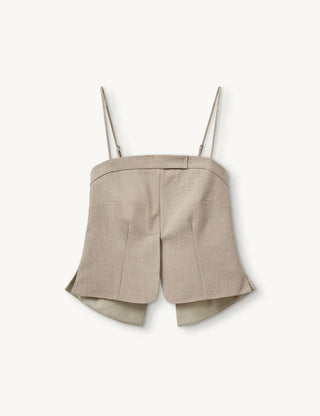 The.garment - PISANO TOP BEIGE MELANGE