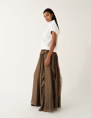 The.Garment - Gilian Statement maxi Skirt in Olive